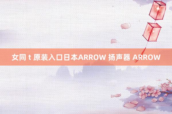 女同 t 原装入口日本ARROW 扬声器 ARROW