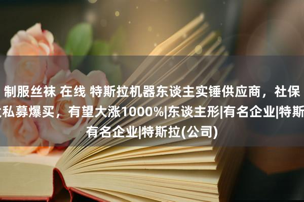 制服丝袜 在线 特斯拉机器东谈主实锤供应商，社保蚁集两大私募爆买，有望大涨1000%|东谈主形|有名企业|特斯拉(公司)